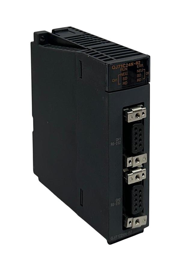 Used MITSUBISHI ELECTRIC QJ71C24N-R2 MELSEC-Q RS-232 MODULE 24VDC QJ71C24NR2 USNP