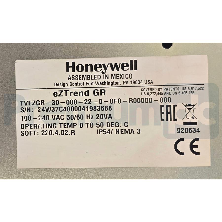 Used Honeywell TVEZGR-30-000-22-0-0F0-R00000-000 eZTrend GR 5.7" Paperless Recorder