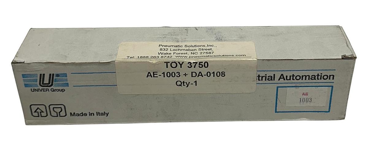 Used UNIVER GROUP AE-1003+DA-0108 / AE-1003 / DA-0108 VALVE W/ COILS 110V LIGHT NSMP