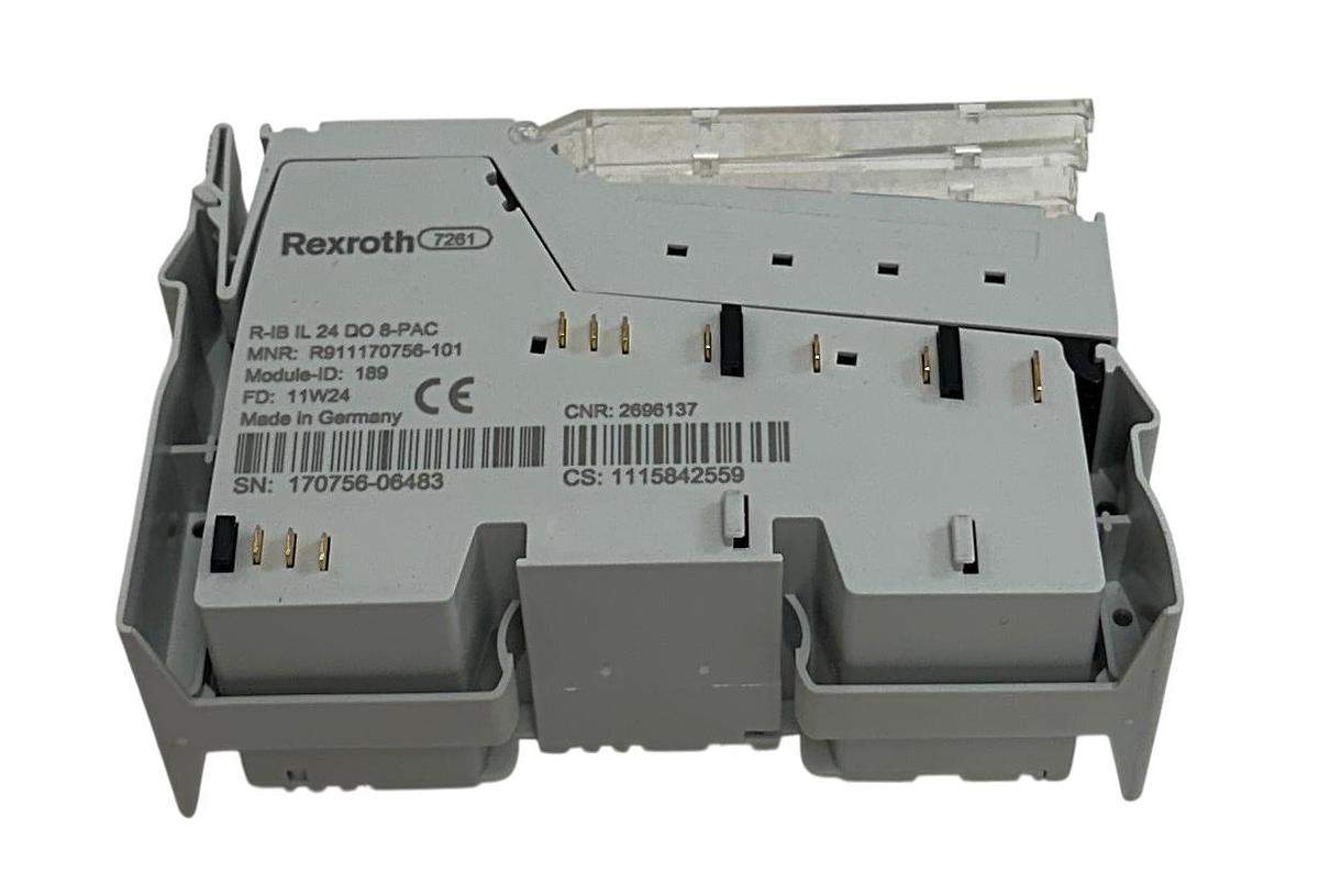 Used REXROTH R-IB IL 24 DO 8-PAC / R911170756 -101 DIGITAL OUTPUT TERMINAL 24VDC NSMP