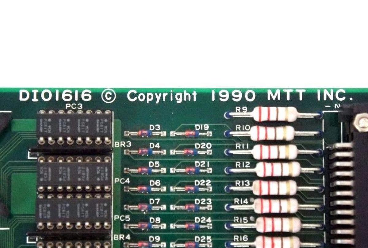 Used MTT INC. DI01616 BOARD DSP4130 793001 REV. A1