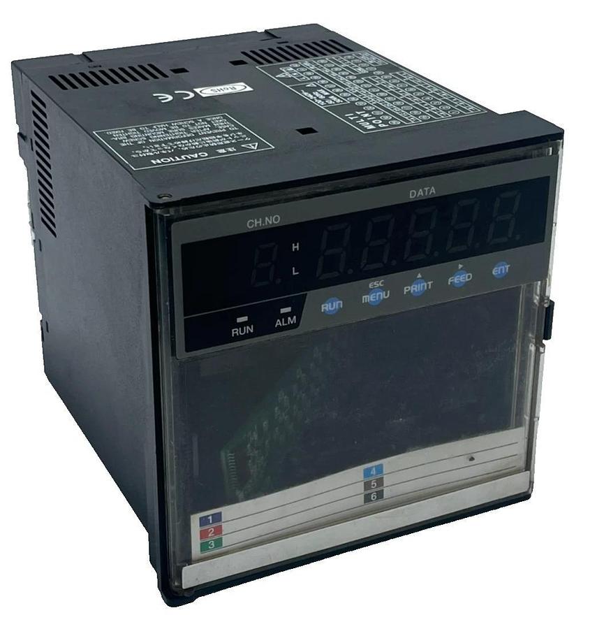 Used Future Design CR06-000 Chart Recorder 6-Channel Paperless Data Logger Ethernet
