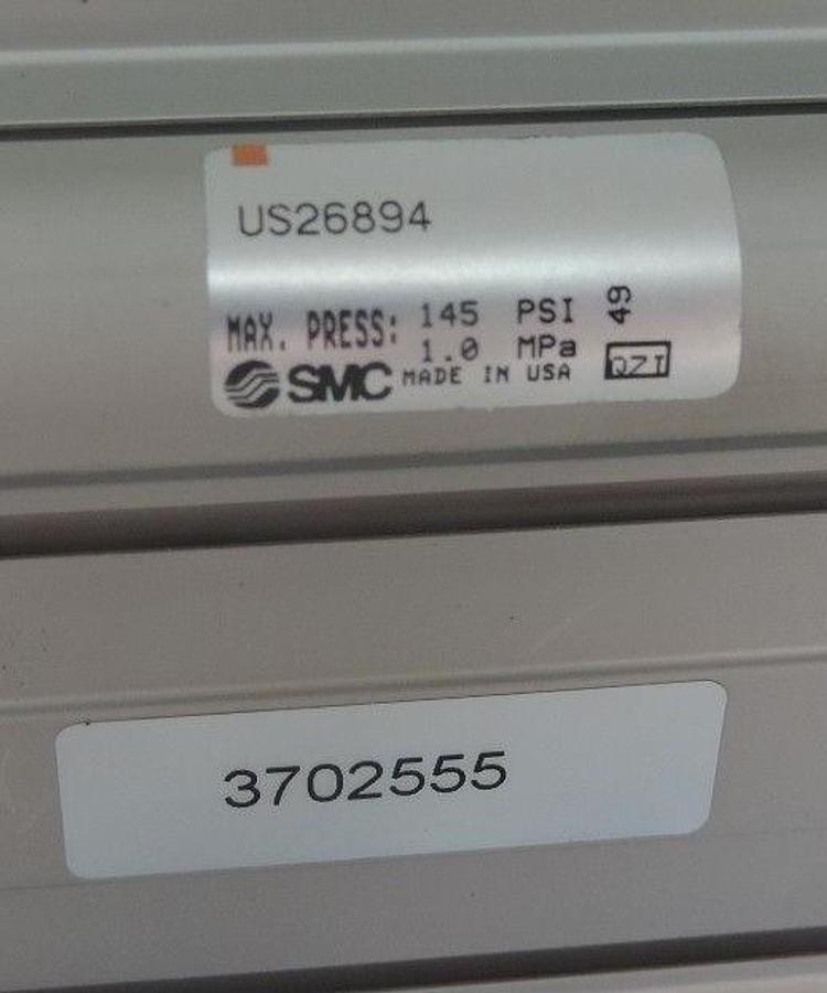 Used NEW SMC US26894 AIR CYLINDER MAX PRESS: 145 PSI
