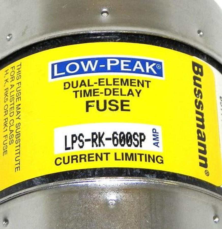 NIB COOPER BUSSMAN LRS-RK-600SP CLASS RK1 FUSE LRSRK600SP