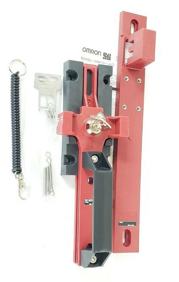Used NIB OMRON D4SL-NSK10-LK-05 GUARD LOCK SAFETY-DOOR SWITCH D4SL-N SLIDE KEY