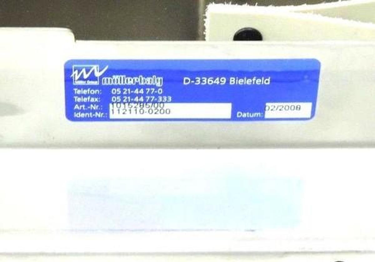 Used NEW KOLLER MOLLERBALG 112110-0200 PROTECTIVE WAY-COVER 1015285700