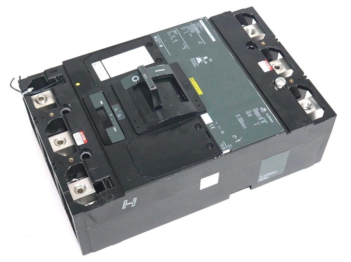 Used NEW SQUARE D MHL365001021 MOLDED CASE CIRCUIT BREAKER 600V 500A