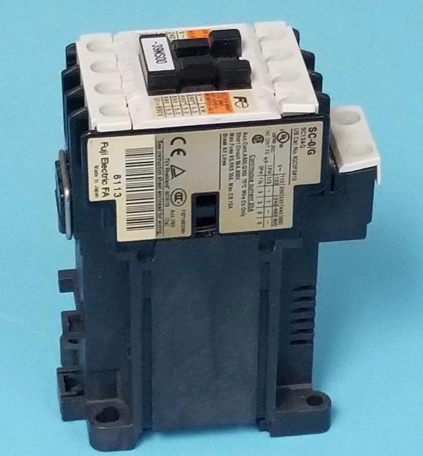 Used FUJI ELECTRIC SC-0/G [13] CONTACTOR CAT NO: 4GC0F0#10, SC13AG, SCO/G, 24VDC COIL