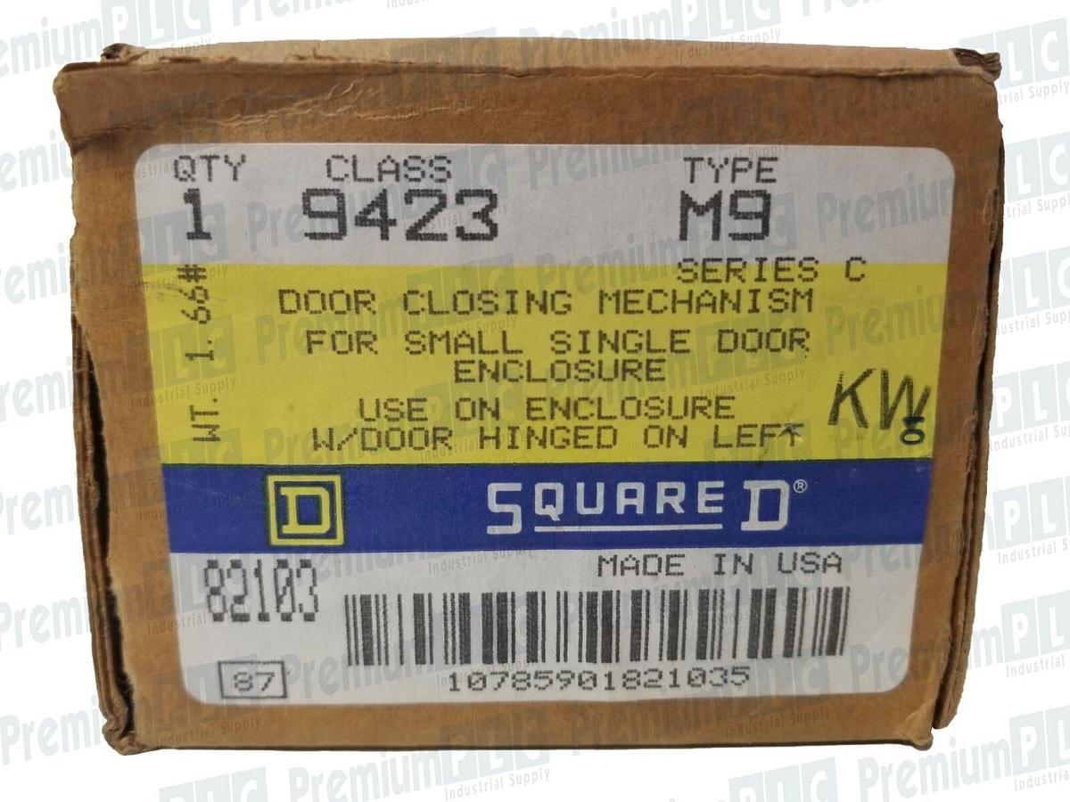 Used NEW SQUARE D SCHNEIDER 9423-M9 SER. C DOOR CLOSING MECHANISM INTERLOCK 9423M9