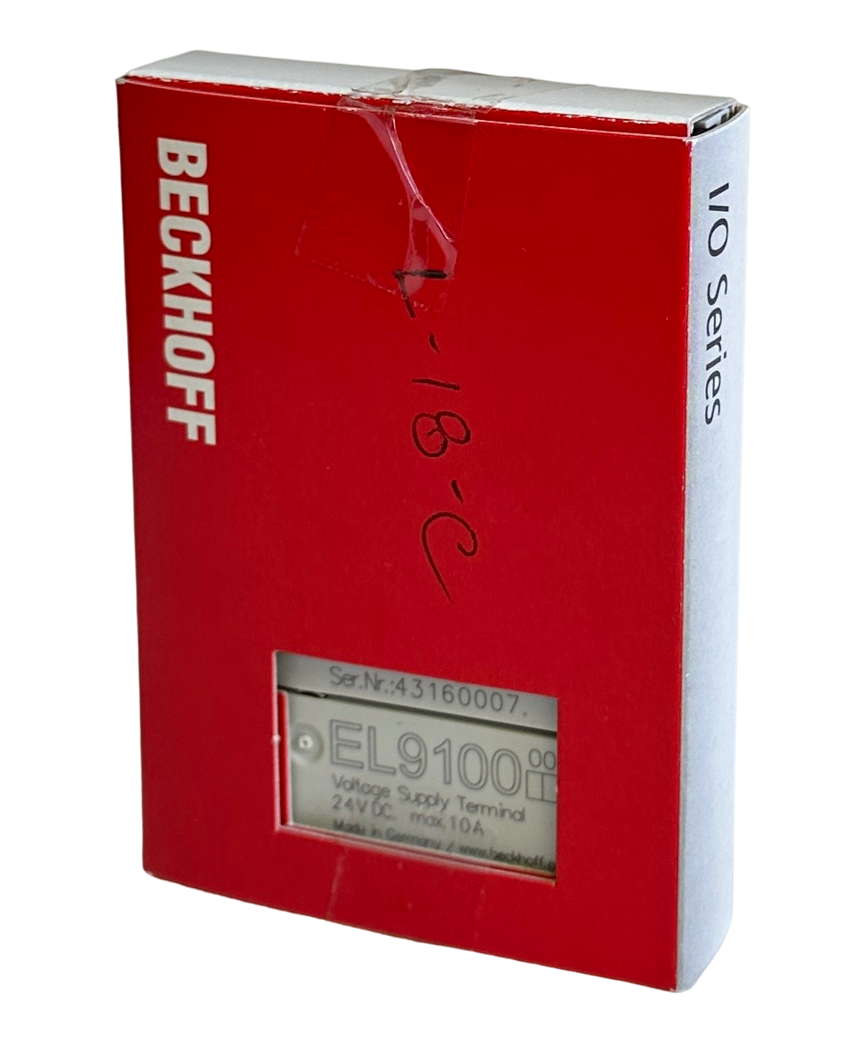 Used NEW BECKHOFF EL9100 I/O SERIES VOLTAGE SUPPLY TERMINAL 24VDC 10A OEM