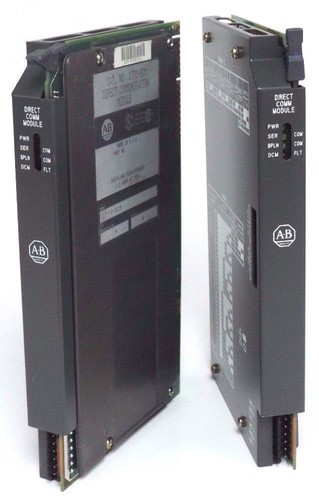 Used 2 ALLEN BRADLEY 1771-DCM DIRECT COMMUNICATION MODULES SER. A 1771DCM F/W: REV. H