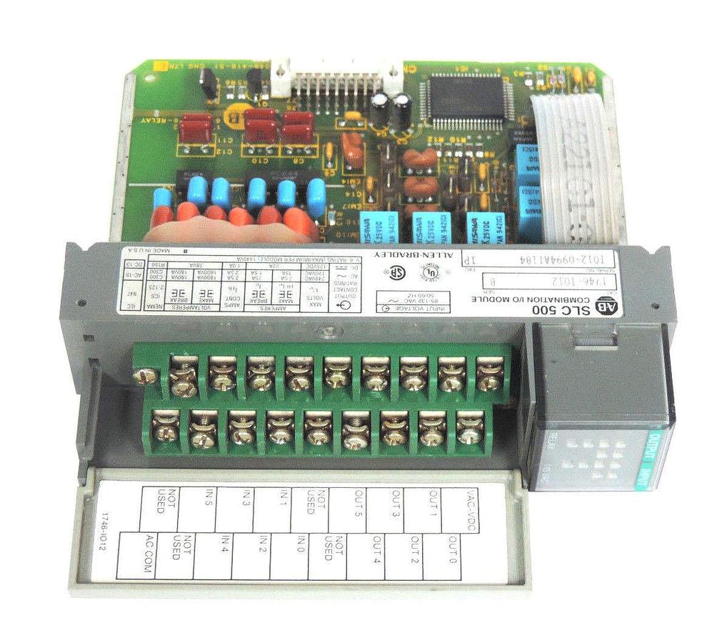 Used ALLEN BRADLEY 1746-IO12 I/O MODULE SER. B FAC. 1P 1746IO12