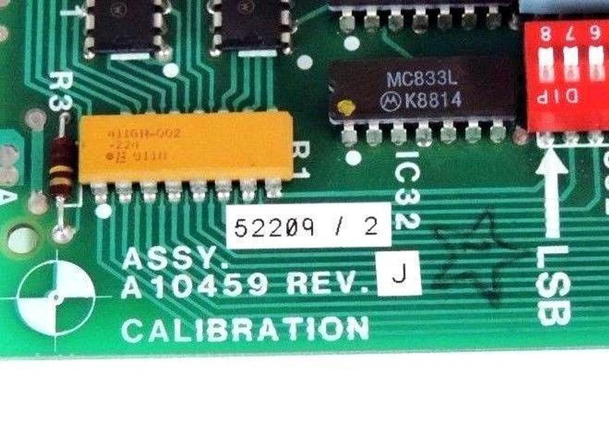 Used AVTRON A10459 CALIBRATION BOARD REV J MACH. C12213