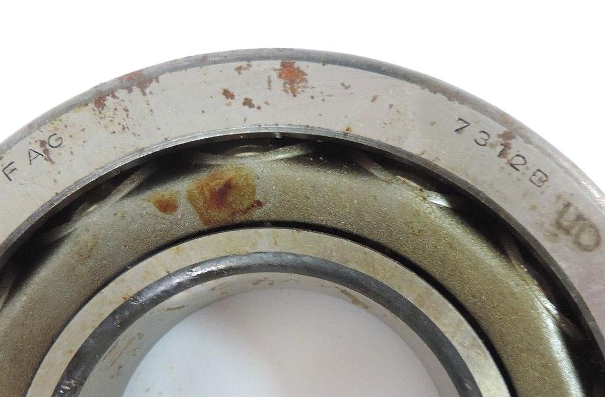 Used NEW FAG 7312B BALL BEARING 60mm ID 130mm OD