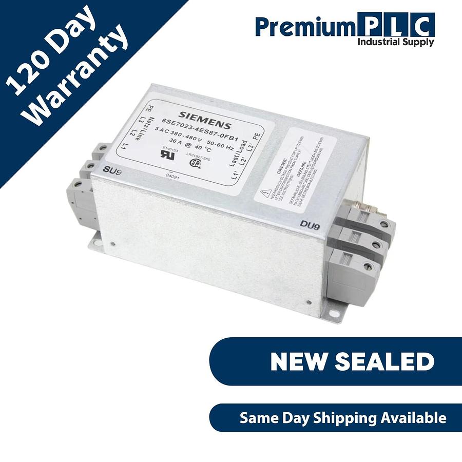 NEW SEALED SIEMENS 6SE7023-4ES87-0FB1 SIMOVERT 3-LINE EMC FILTER 36A 380-480V