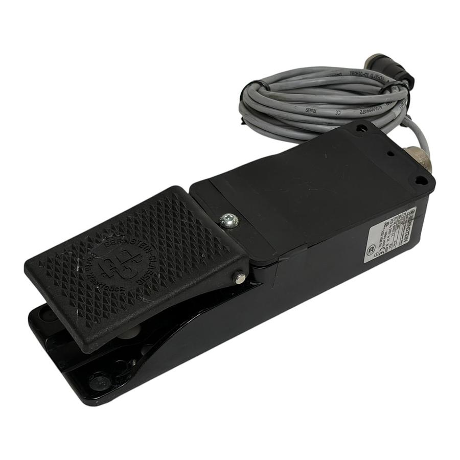 New Bernstein F1-U1Z UN Foot Switch 606.1600.006 Industrial Metal Pedal Unused