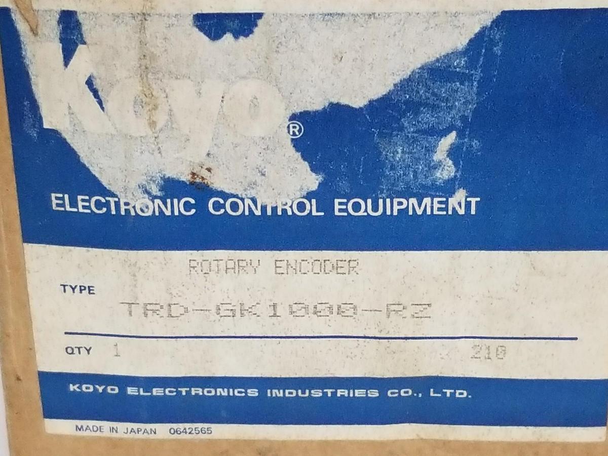 Used NIB KOYO TRD-GK1000-PZ ROTARY ENCODER TRDGK1000RZ