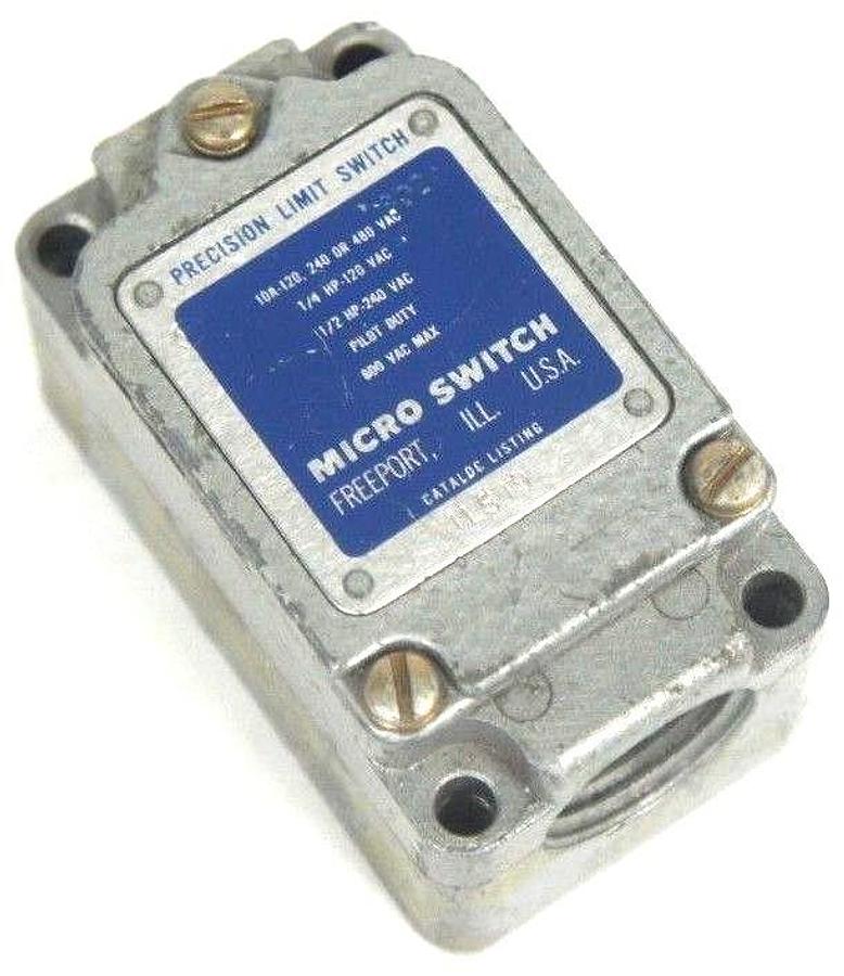 Used MICRO SWITCH 1LS19 LIMIT SWITCH 10A-120 240 OR 480VAC SWITCH BODY ONLY