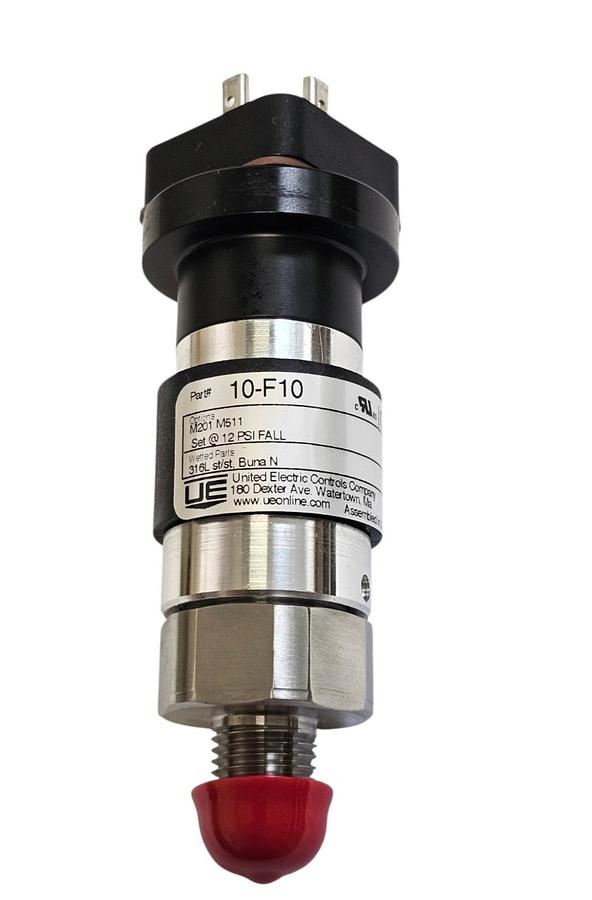 Used NIB UNITED ELECTRIC 10-F10 M201 M511 PRESSURE SWITCH 4-50PSI NSMP