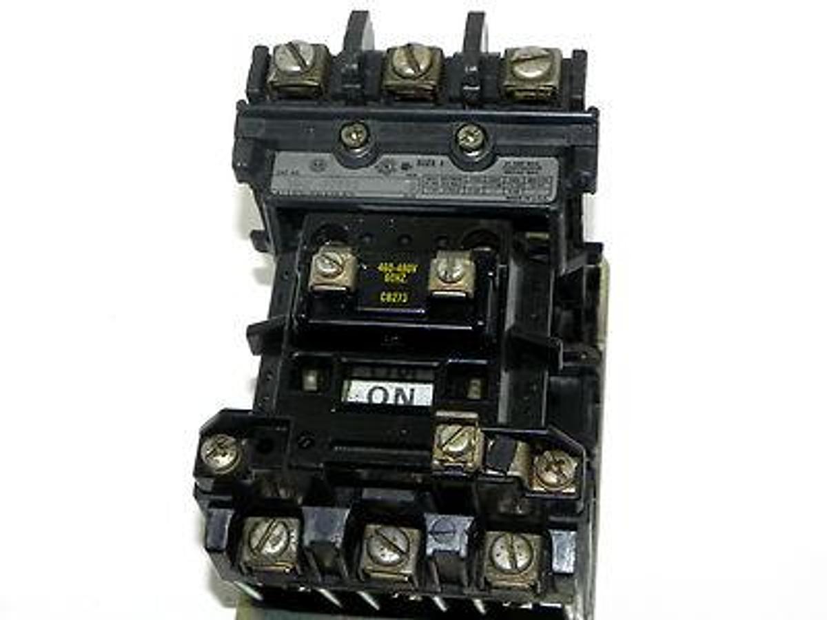 Used ALLEN BRADLEY 500F-BOB93  CONTACTOR 600V AC MAX 27 AMP MAX SIZE 1 STARTER SER. B