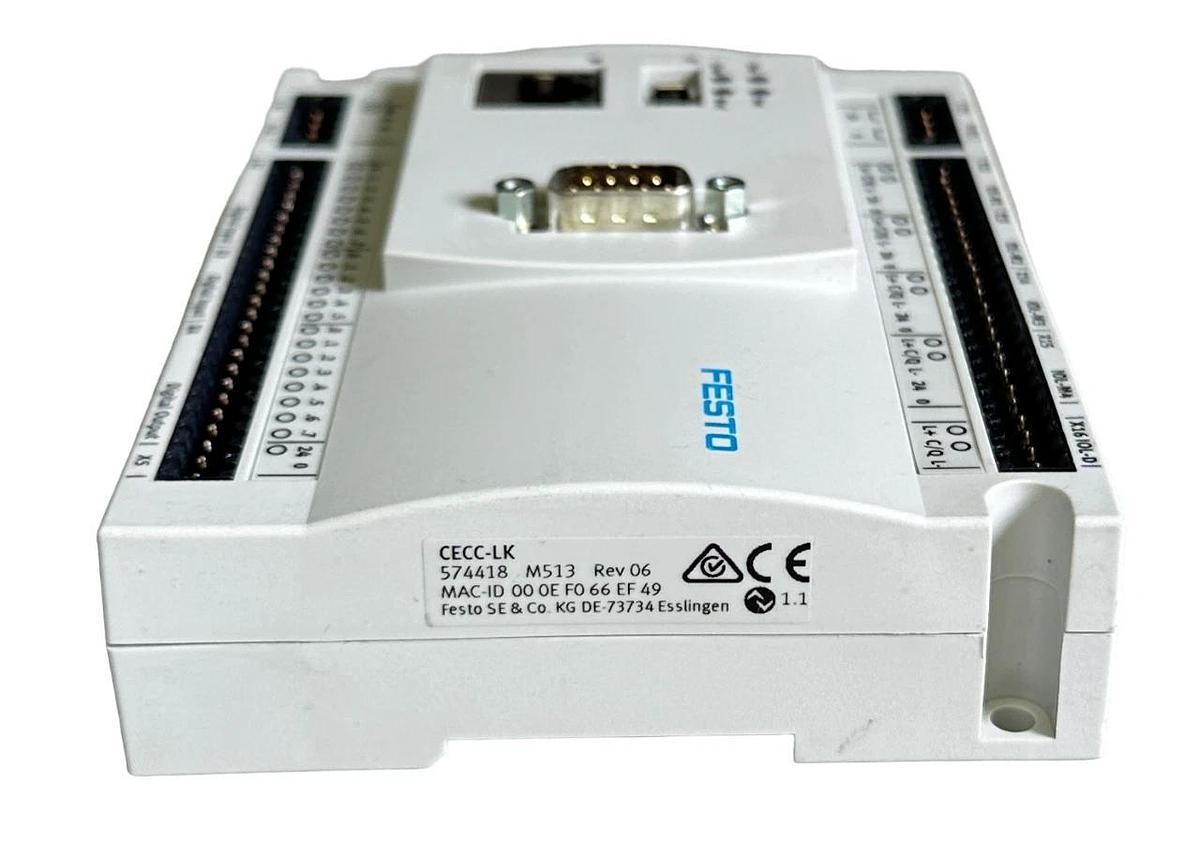 Used FESTO CECC CODESYS COMPACT CONTROLLER CECC-LK M/N 574418 8023951 CECCLK USNP