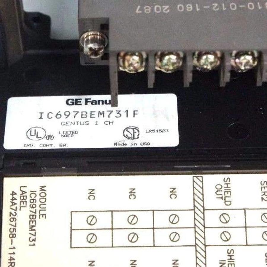 Used GE FANUC IC697BEM731F GENIUS 1 CHANNEL BUS CONTROLLER IC697BEM731