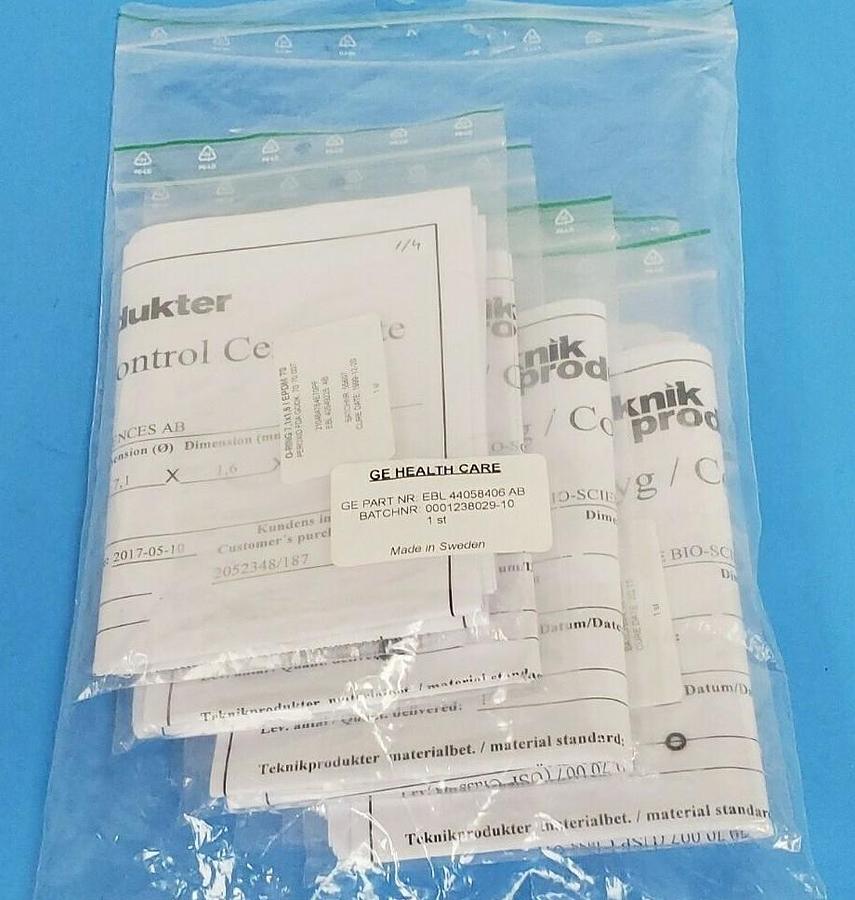 NEW GE HEALTHCARE EBL-44058406-AB O-RING KIT FOR UV-CELL ID 6mm 44-0584-06