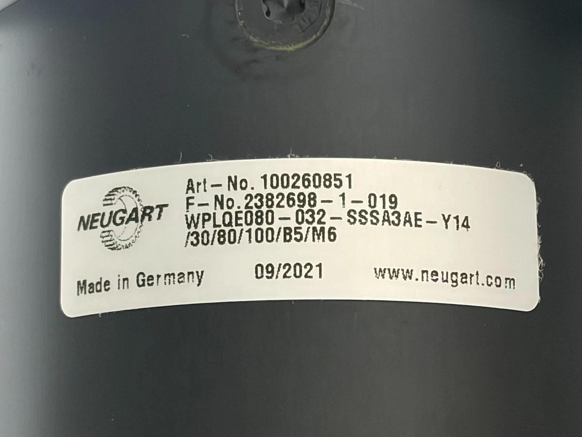 Neugart WPLQE080-032 Right Angle Planetary Gearbox 32:1 Speed Reducer - New