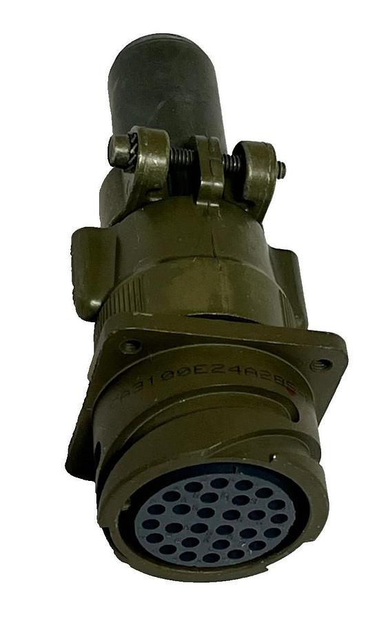 ITT Cannon CA3100E24A28SB Circular Connector 28-Way Socket Cable Adapter Assy.