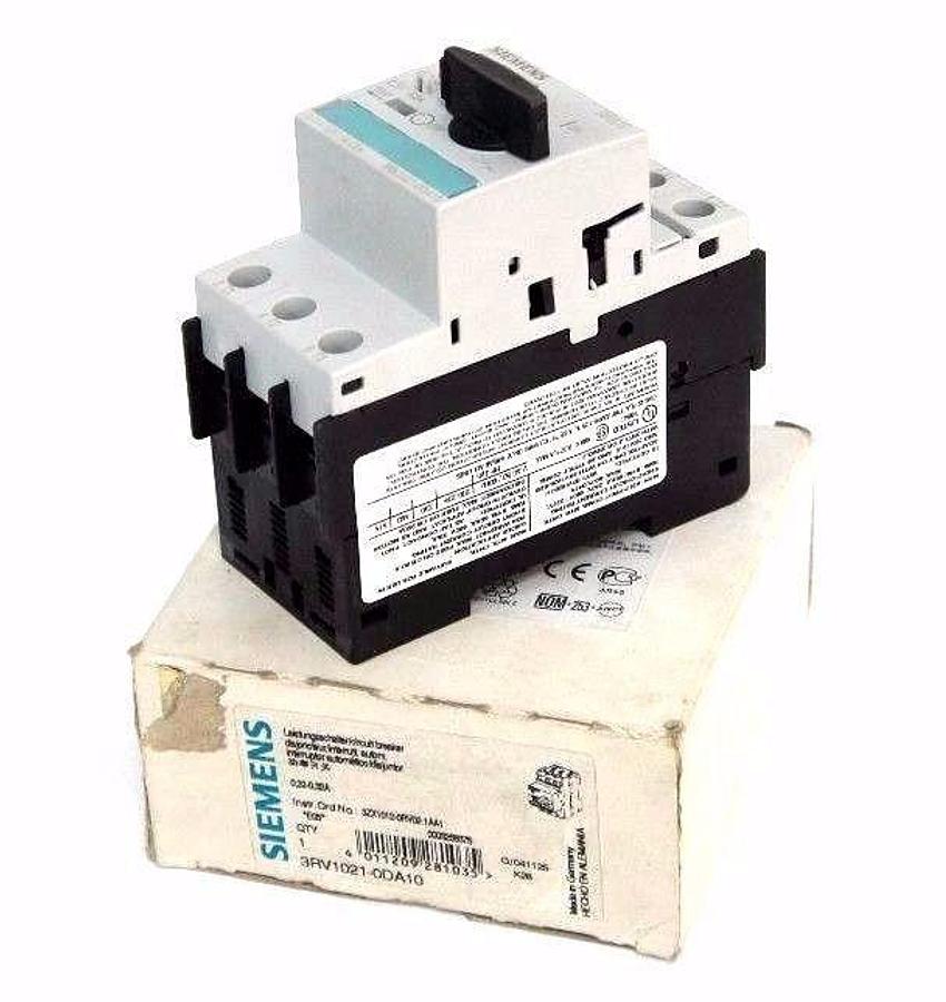 Used NIB SIEMENS 3RV1021-0DA10 MOTOR STARTER, 3RV10210DA10