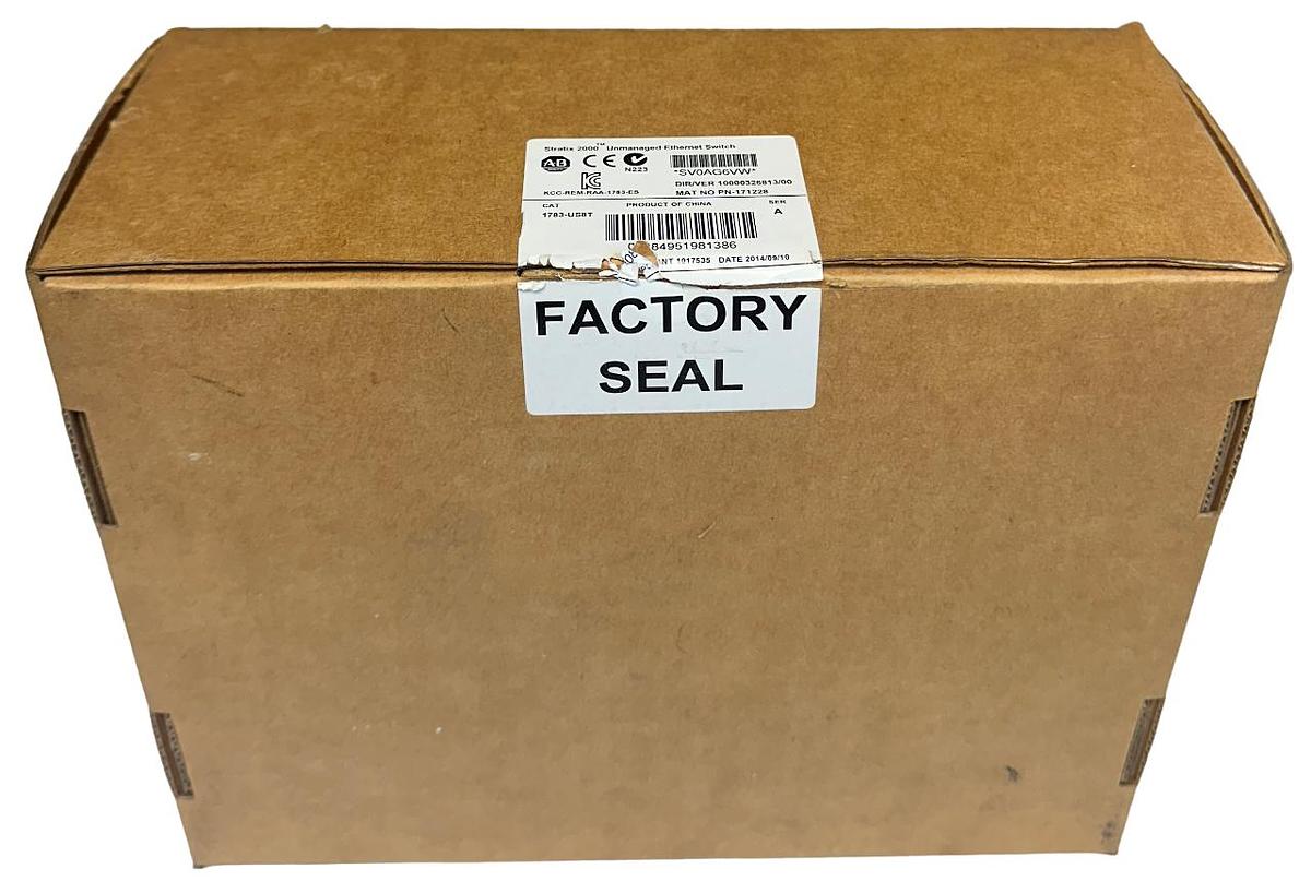 Used ALLEN BRADLEY 1783-US8T /A Stratix 2000 UNMANAGED EtherNet SWITCH 8-PORT NSMP