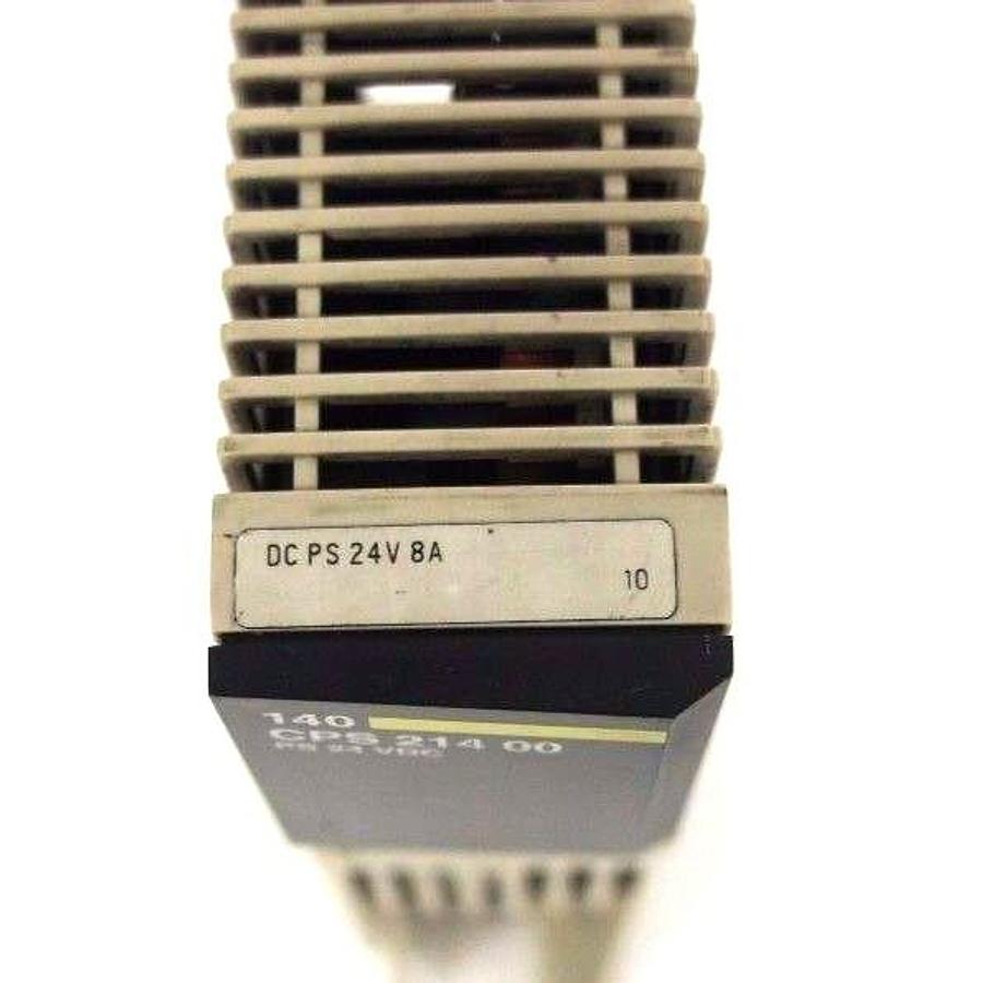 Used AEG MODICON 140-CPS-214-00 POWER SUPPLY 8AMP 24VDC, 140CPS21400