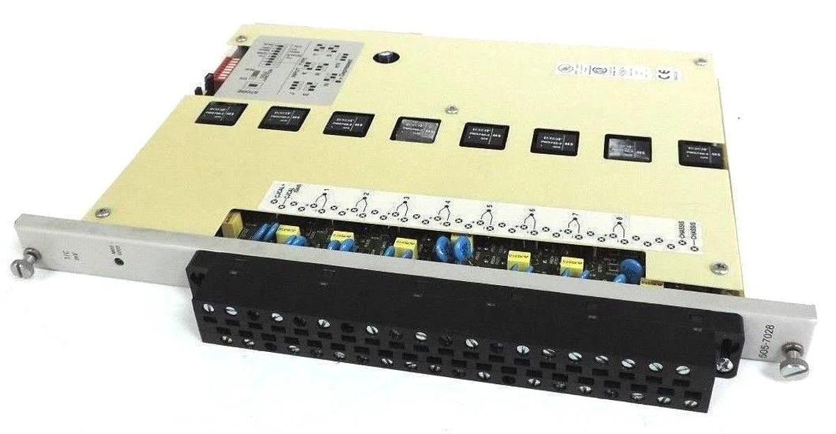 Used SIEMENS 505-7028 MODULE THERMOCOUPLE W/ WIRING HARNESS PWB2592443-0001 REV D