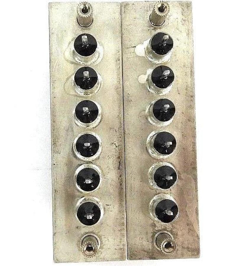 Used LOT OF 2 TUSONIX INC 7606-551N LF TERMINAL BLOCKS AQ 3, SREW, 20, 6
