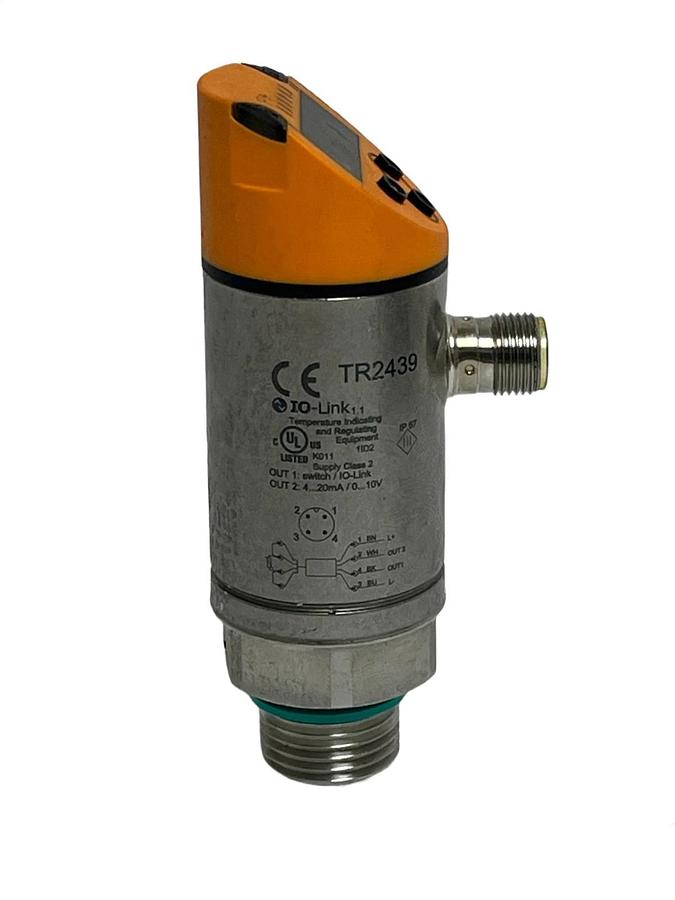Used ifm TR2439 Temperature Evaluation Unit IO-Link Pt100/Pt1000 Display