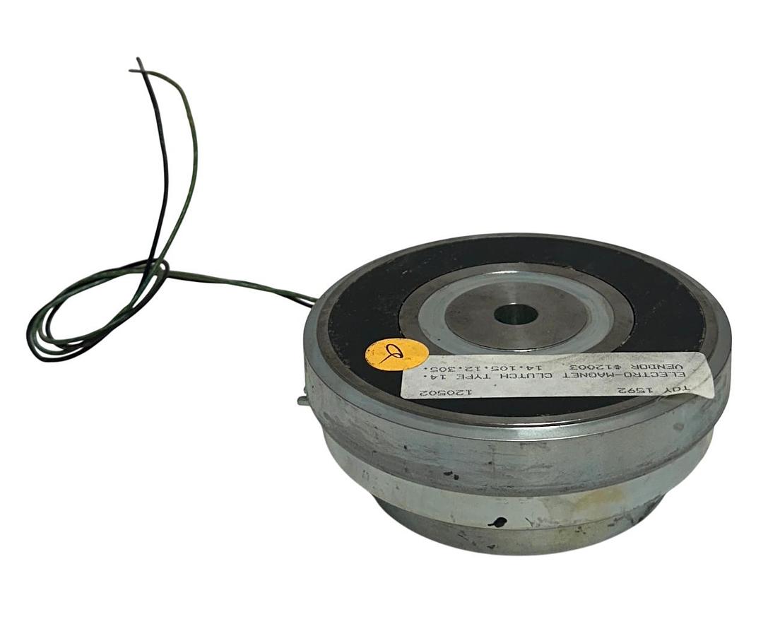 Used LENZE 14.105.12.30 / 350590 / 70915 MAGNETIC CLUTCH W/ ROTOR 24VDC 35W NSNP