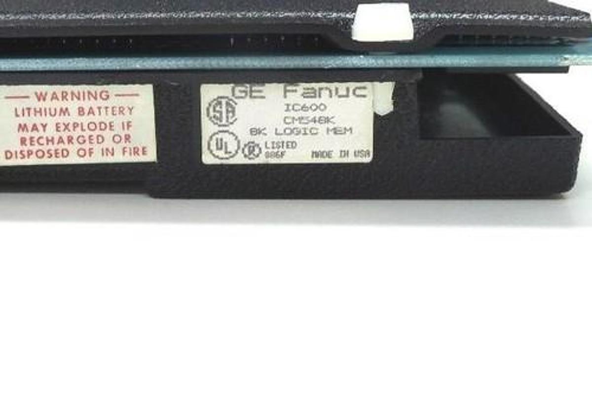Used GE FANUC IC600CM548K 8K LOGIC MEMORY MODULE IC600-CM548K FAB. NO. 44A723621-001