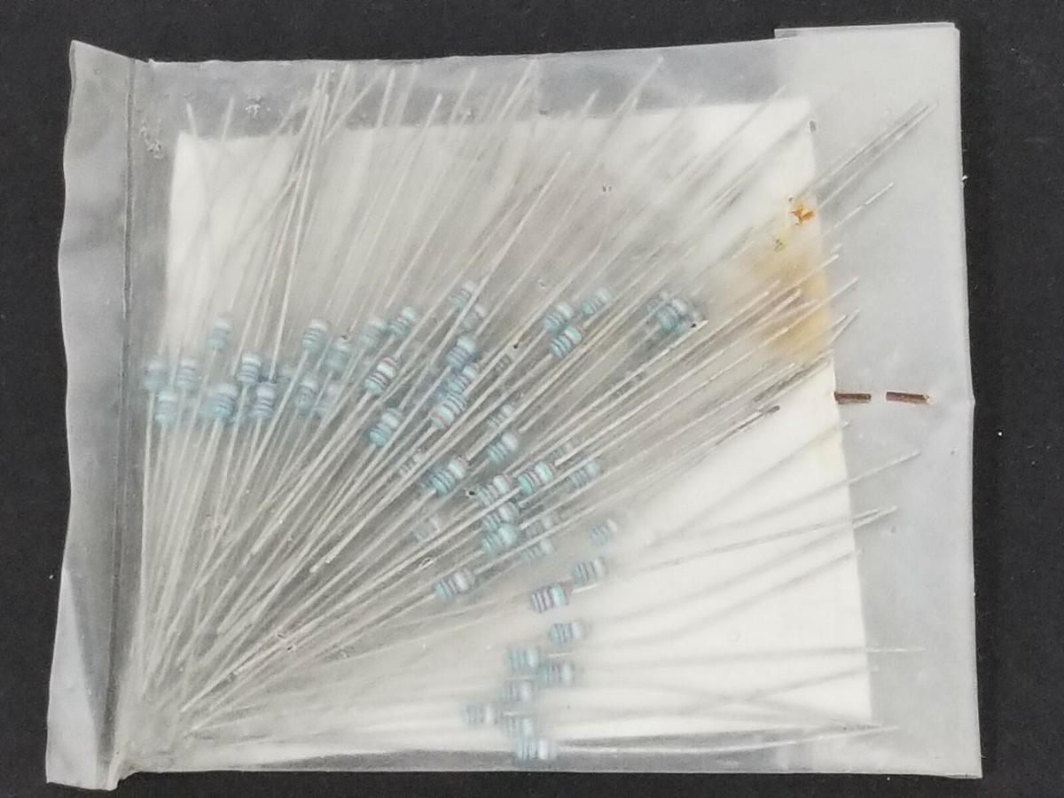 Used LOT OF 100 NEW MOUSER ELECTRONICS ME278 METAL FILM RESISTORS 89*2K OHMS, 1/8W 1%