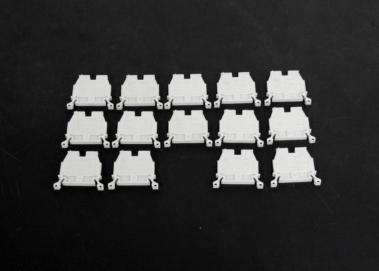 Used LOT OF 14 ALLEN BRADLEY 1492-W3 TERMINAL BLOCKS