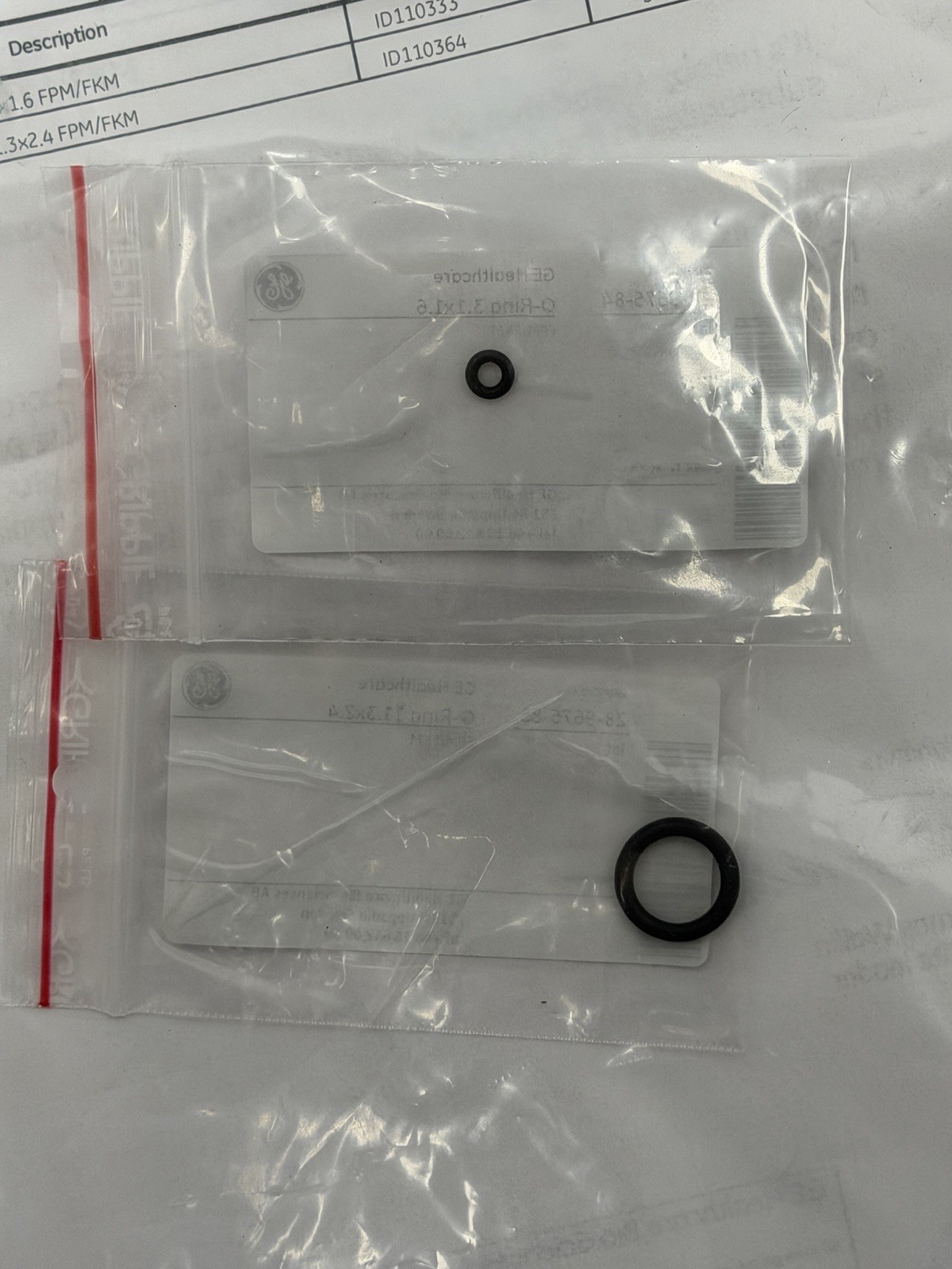 NEW GE HEALTHCARE 28-9748-15 O-RING KIT PH / 28974815