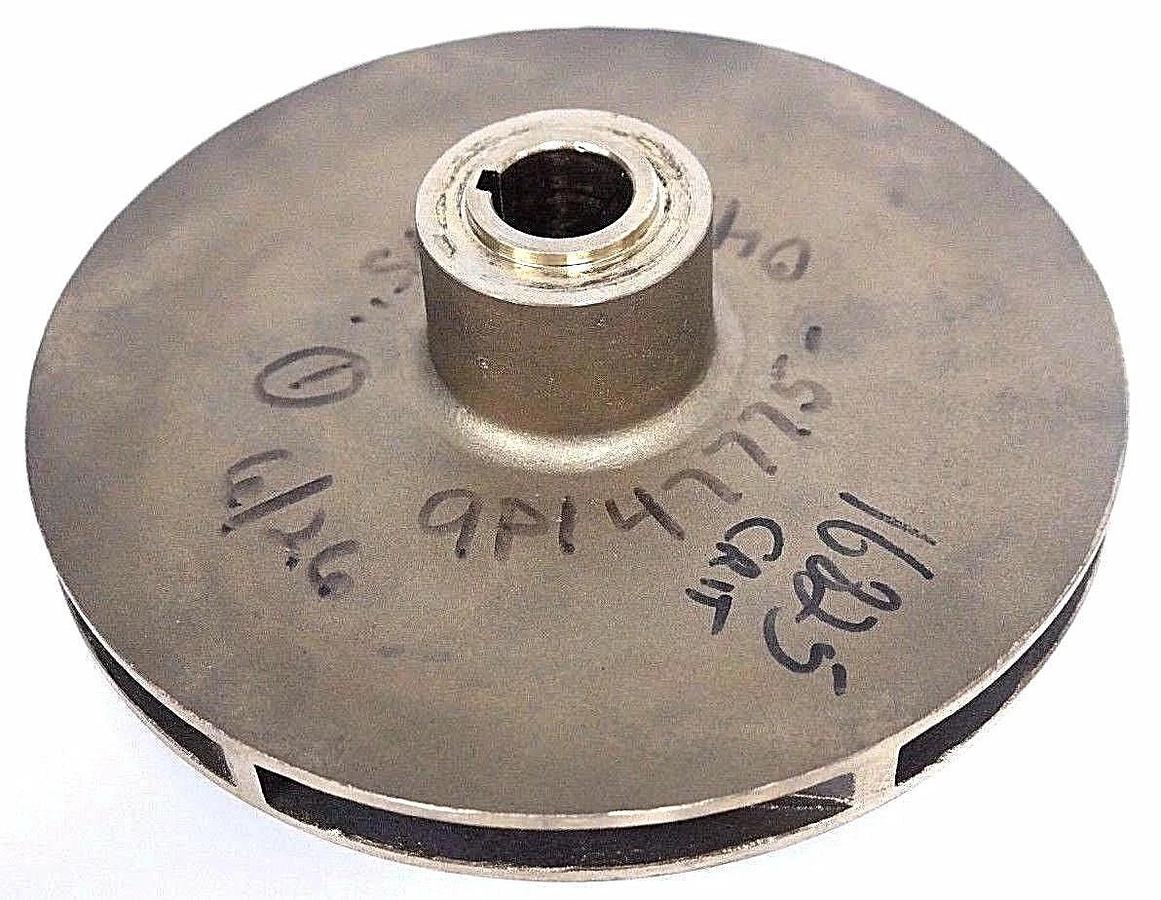 NEW GOULDS PUMP 444R227 VANE IMPELLER 9P1 47775-0431-7.375" BRASS