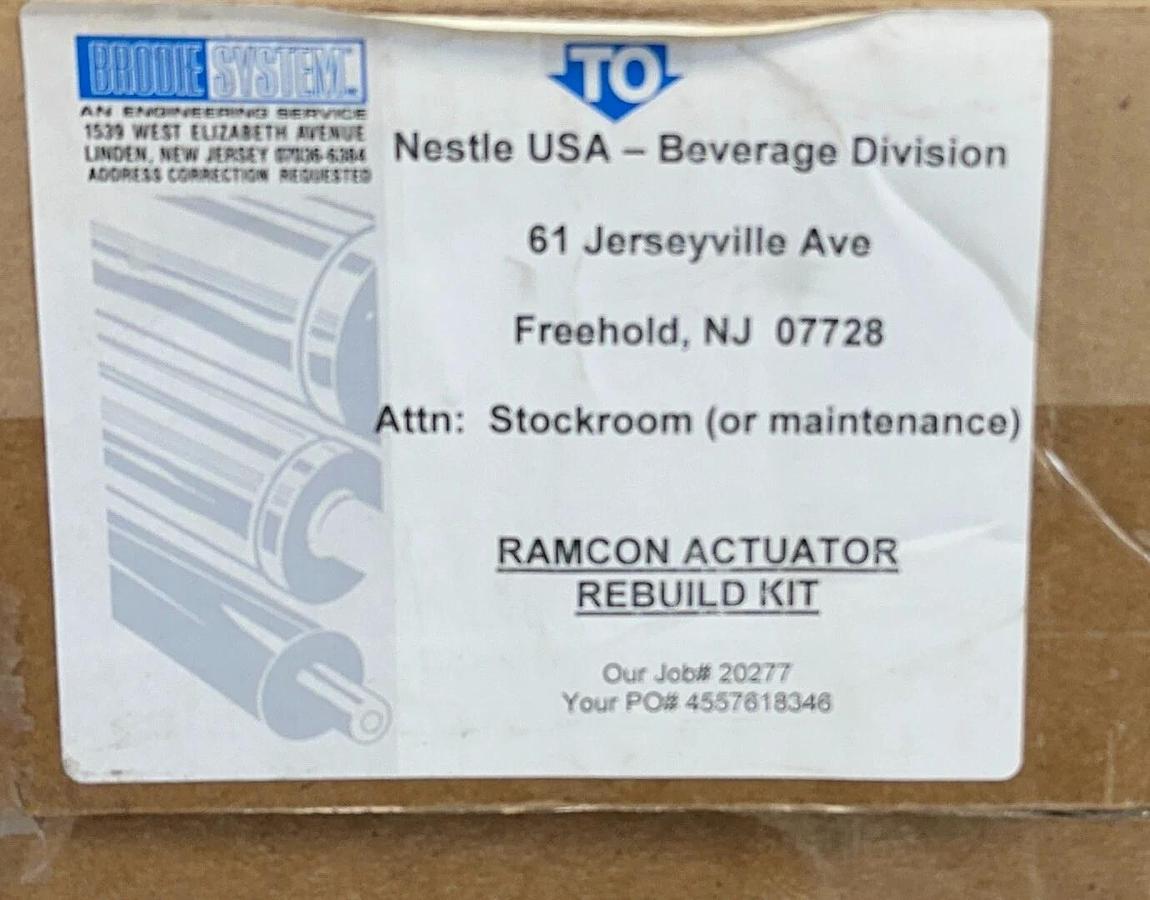BRODIE SYSTEM RAMCON ACTUATOR REBUILD KIT 103895960 NSMP