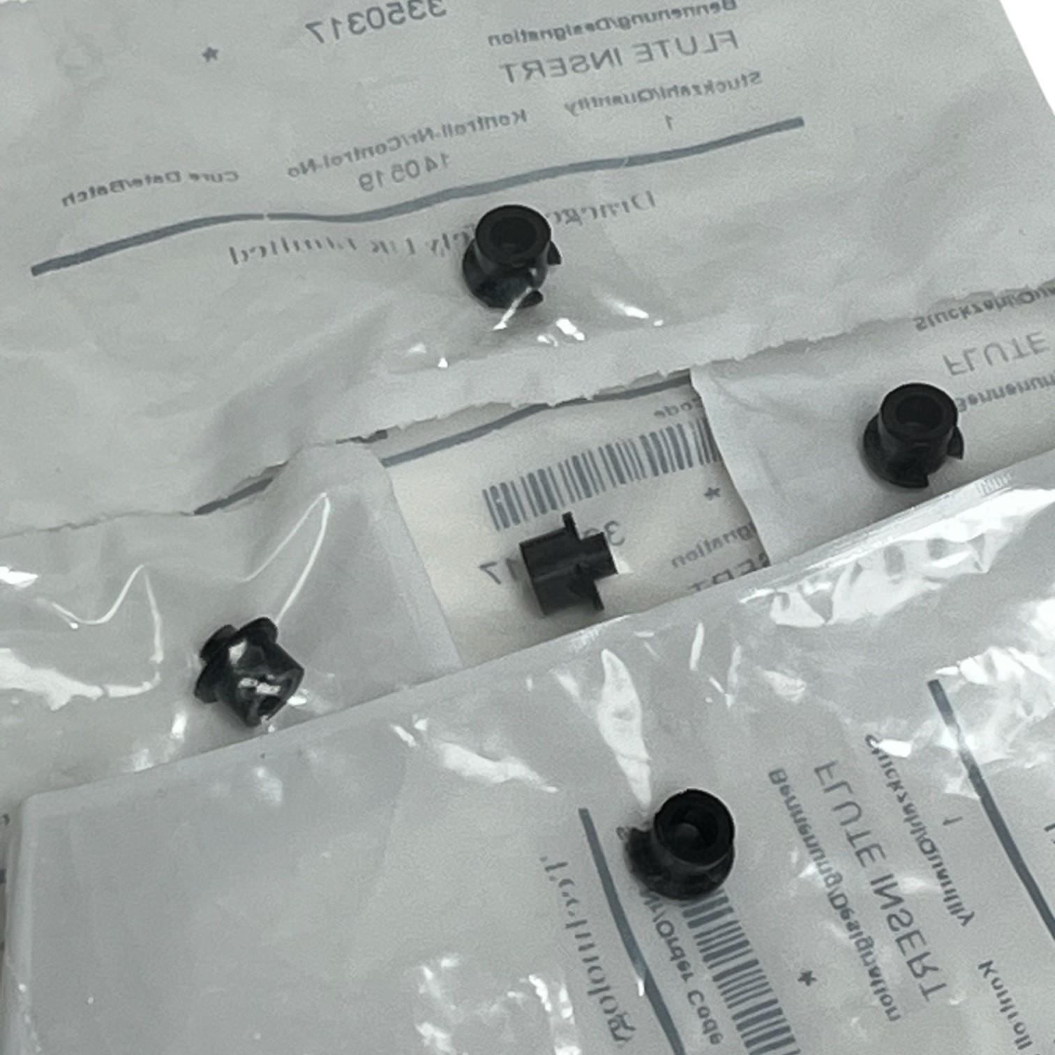 (5) New Dräger 3350317 Flute Inserts for PSS 7000 SCBA - OEM Sealed