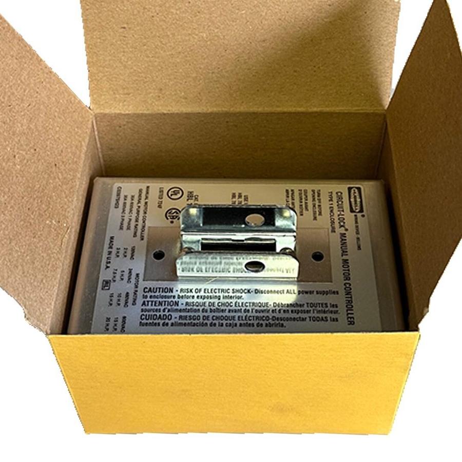 Used 3 NEW HUBBELL HBL1370 HBL SURFACE MOUNT ENCLOSURES FOR MOTOR CONTROLLERS 30A