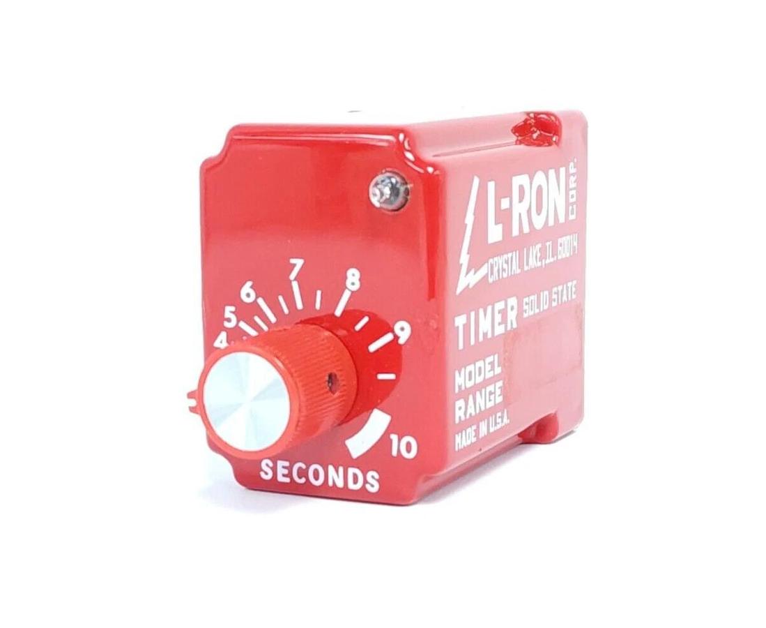 Used NEW L-RON CORP LT7-10-K66 / LT710K66 SOLID STATE TIMER .05-10 SEC