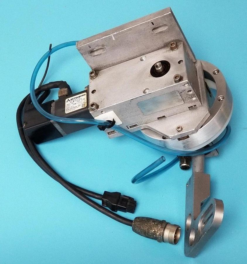 Used MITSUBISHI HC-MFS13-S13 AC SERVO MOTOR ASSEMBLY 3AC, 105V, 0.9A, 100W HCMFS13S13