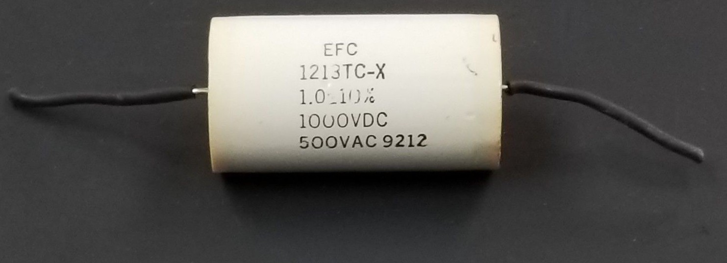 Used EFC 1213TC-X CAPACITOR 1000VDC, 500VAC 1.0 10%