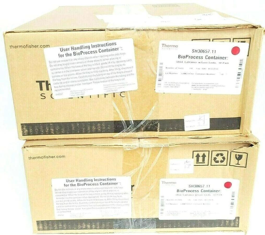 Used LOT OF 20 NEW THERMO FISHER SH30657.11 50mL LABTAINER W/ LUER LOCKS