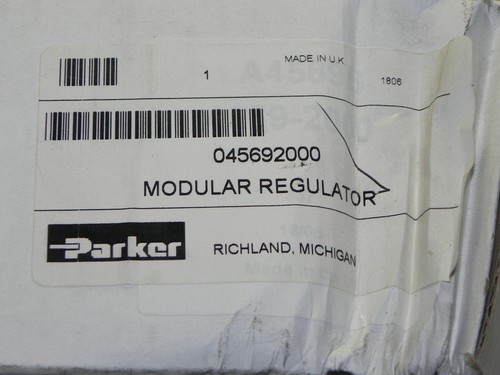 NIB PARKER 045692000 MODULAR REGULATOR