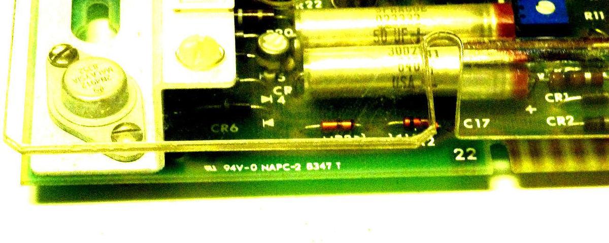 Used LEEDS & NORTHRUP 444508 94V-0 NAPC-2A 8347T DRIVER BOARD AMPLIFIER